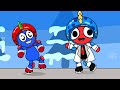 Hoo Doo is stuck in  Fruit Vs Sweet Food | Rainbow Friends | Hoo Doo Animation