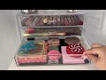 vanity tour | makeup collection organization 🎀💖