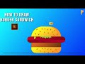 How To Draw a Burger EASY In Adobe Illustrator