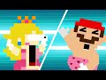 Finish the pattern? Mario and Snake vs The Watermelon Game (SUIKA) | Game Animation