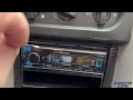 KENWOOD KMM-BT332U Car Stereo FOXBODY Mustang Installation Video Review with Adapter