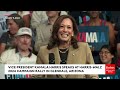 ‘We Are All Deeply Grateful’: Kamla Harris Thanks President Biden During Arizona Campaign Rally