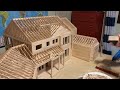 Popsicle Stick House Construction | Video 30