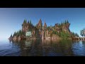 (20 Hours Minecraft Timelapse) Village Island