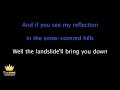 Fleetwood Mac - Landslide (Karaoke Version)
