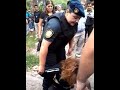 mujer golpeada brutalmente  por policías en Lujan de Cuyo.