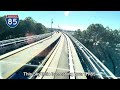 ATL SkyTrain at the Hartsfield-Jackson Atlanta International Airport (ATL), 4K Train Ride