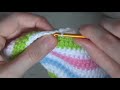 Diagonal stripe pencil case Video 1