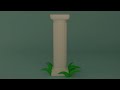 Columns from the arch in Blender