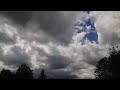 Cumulonimbus clouds time lapse on 21.06.2017