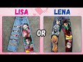 Lisa or Lena || Sanrio Edition pt1 ||#lisaorlena #lisaandlena #sanrio #kuromi #viral #trending