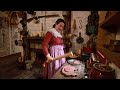 Cooking Dinner in 1830 IS HARD |No Talking Real Historic Recipes|