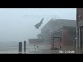 Hurricane Delta, Cameron Parish, LA, Creole, LA - HD Stock Footage - 10/9/2020