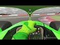 First Formula car test in I racing. Fast Wow