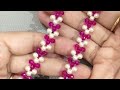 How to make beaded pendant necklace/diy Pearl jewelry tutorial/Beaded necklace with earrings. DIY