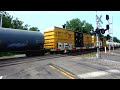 Triple Train Meet CSX NS CSX! Cool CSX Coal Train! CSX Manifest Train With  DPU Alright + More!