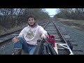 Rail Cart Ride to Abandoned Switch Yard