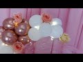 How to Make a Customized BALLOON HUG| Bubble Balloon with Mini Arch Garland|Fairy Lights and Flowers
