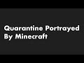 Quarantine portrayed by Minecraft