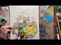 Timelapse - Drawing a graffiti blackbook style mash up for VERSE