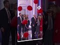 Trump kisses Melania and embraces grandson after RNC speech
