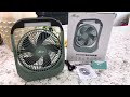 ATEngeus Portable FAN, Light, and POWER Bank