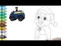 Drawing Paw Patrol Characters || How to Draw Paw Patrol Rubble 🐾