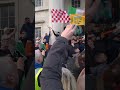 Amhrán na bhFiann at the Irish National Protest outside The Custom House Dublin 5/02/24.