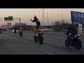 Dallas Highway Motorcycle Stunts