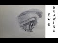 Easy Drawing Side Eye || Eye tutorial for Beginners || Easy Eye Drawing #tutorial #viral