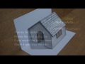 Trick Art Drawing 3D Tiny House on paper