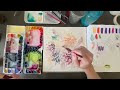 Real-Time Painting: Loose Watercolor Dahlias