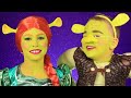 Shrek and Princess Fiona Makeup and Costumes