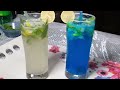 Best mint mojito and blue Curacao lemonade drink in 5 minutes/Summer refreshing drinks