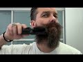 HOW TO STRAIGHTEN YOUR BEARD - BLOWDRYER VS HEATED BRUSH  with GQ's Matty Conrad