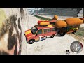 We Put JATOs on Food Trucks and Raced Through Tiny Tunnels in BeamNG Multiplayer!