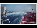 ships in storm incredible video part 1