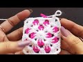 Crochet Beautiful Granny square  #crochetgrannysquare