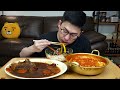 ASMR MUKBANGㅣHamzy's Big Braised Beef short ribs & Pork and Kimchi stewㅣEATING SHOW