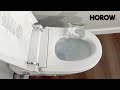 HOROW T05 Smart Bidet Toilet Feature Overview: Auto Lid, Smart Bidet, Dryer, Auto Flush, Night Light