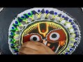 Jagannath mirror art || #youtube #fabricpaint #mirrorartwork #diy