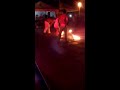 Fire dancing TRIO Gentleman m/v