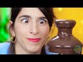 RICH VS POOR VS GIGA RICH FOOD CHALLENGE 😍🍫Chocolate Fountain Fondue Challenge by 123 GO!