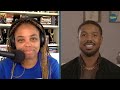 Michael B. Jordan on Working With Lauren London in 