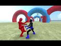 Team Batman doll vs Superman & NPCs with Active Ragdoll Physics - Overgrowth