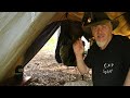 “Surviving the Storm: A Comprehensive Look at My Hot Tent and Camping Setup”