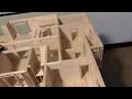 Popsicle stick house construction | video 16