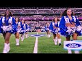 Dallas Cowboys cheerleaders pregame dance vs Jacksonville jaguars 8/12/23 (screenview)