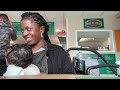 FIRST TIME OUT ALONE WITH A NEWBORN | 8 WEEKS MOM & BABY APPOINTMENT | bwwm interracialcouple