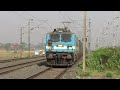 [13 in 1] BLUE BULL WAG-7 Locomotive Freight & Passenger Trains at Full Speed! Indian Railways